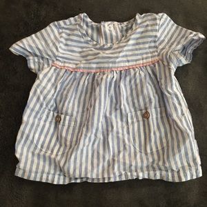 Carter's blue striped top